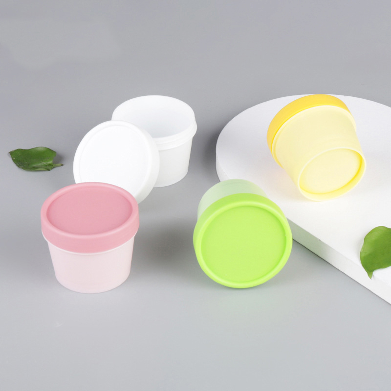 In Bulk 50g PP Face Cream Box Body Scrub Packaging Bottles Plastic Cosmetic Mask Jar Containers with Inner Lid