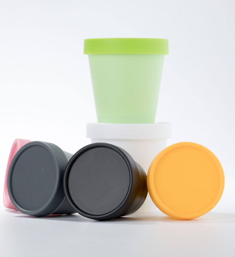 In Bulk 50g PP Face Cream Box Body Scrub Packaging Bottles Plastic Cosmetic Mask Jar Containers with Inner Lid