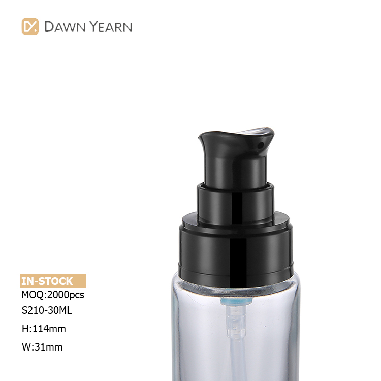 In Bulk wholesale makeup liquid cream packaging glass foundation 30 ml bottle