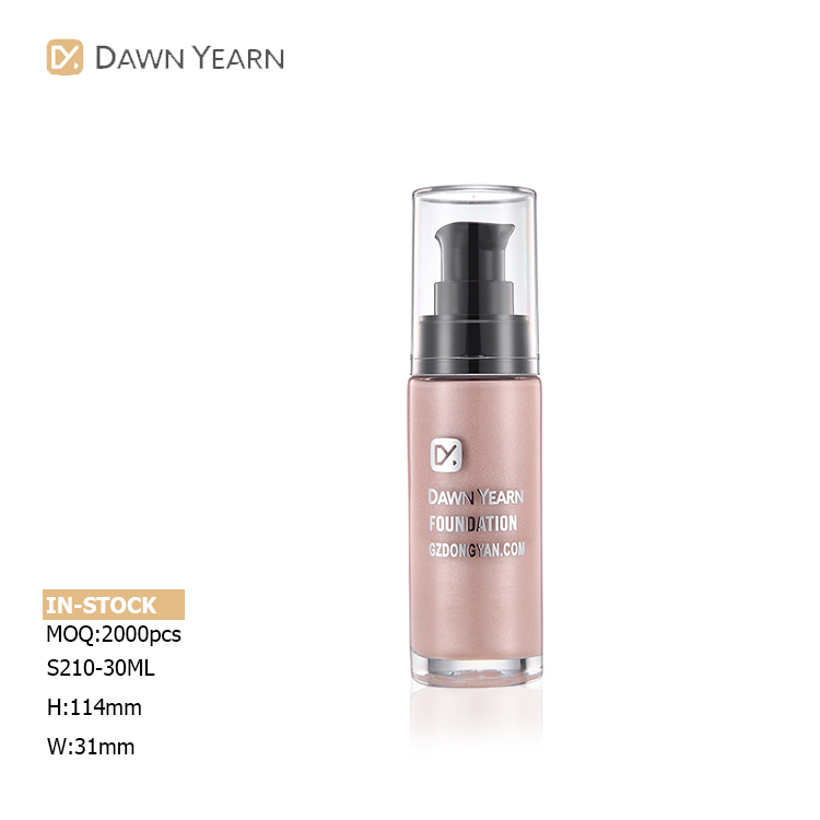 In Bulk wholesale makeup liquid cream packaging glass foundation 30 ml bottle