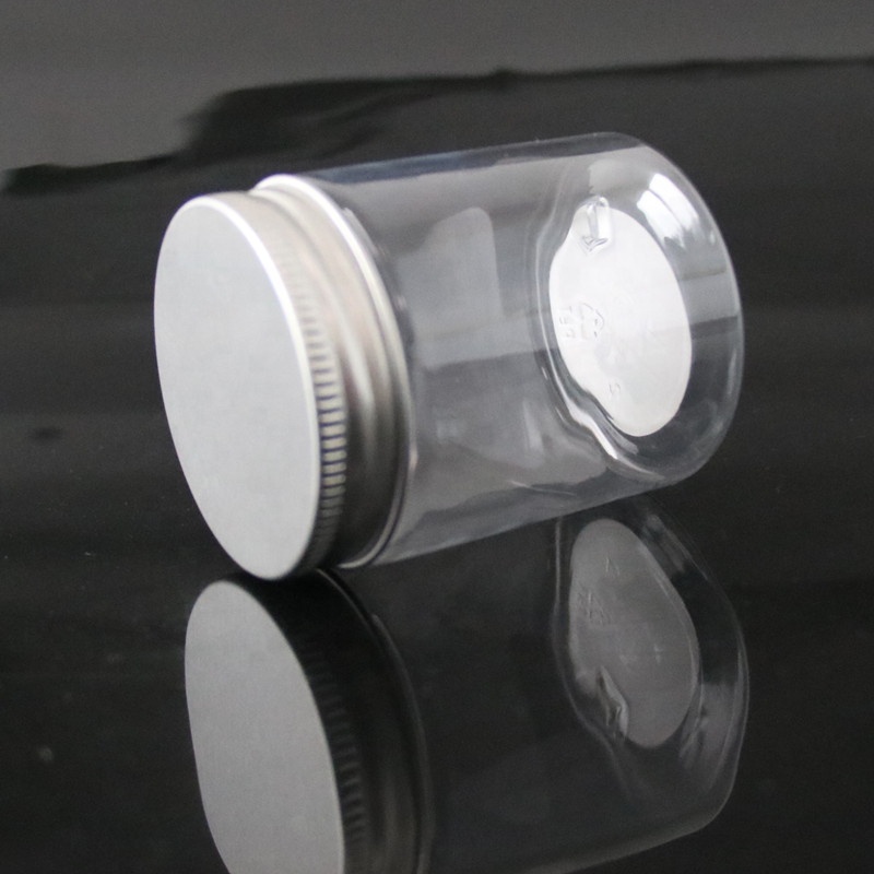 In Stock 100ml Clear PET Plastic Jar Food Grade Wide Mouth Food Jars for Honey Jam