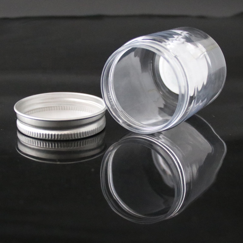 In Stock 100ml Clear PET Plastic Jar Food Grade Wide Mouth Food Jars for Honey Jam
