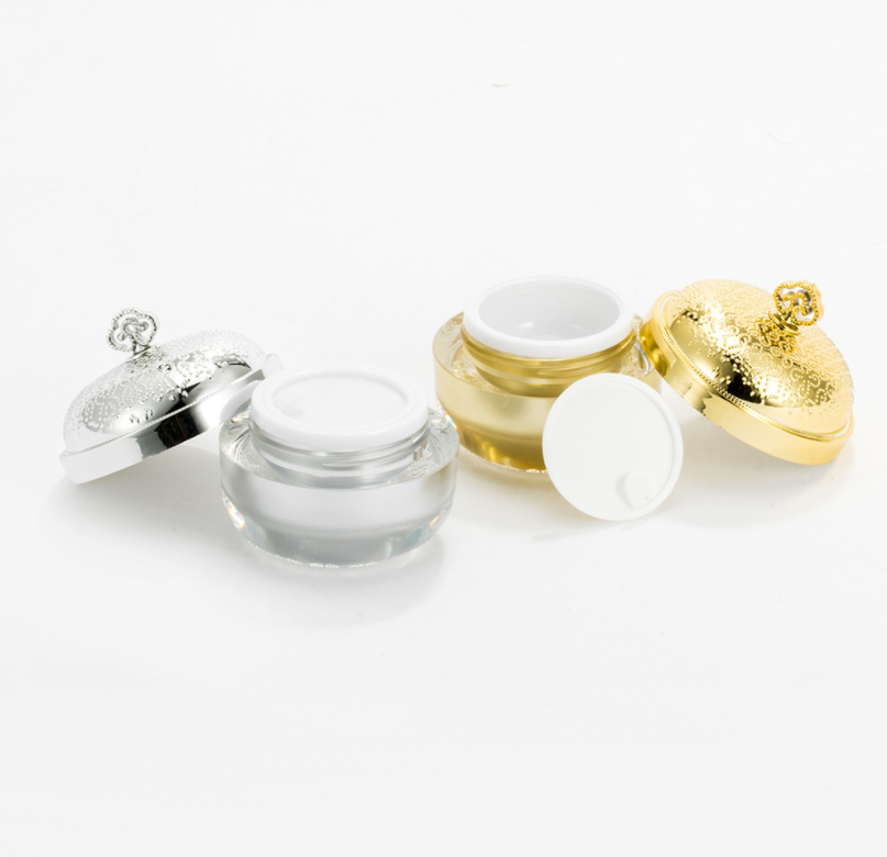 In Stock 10g 30g Acrylic Plastic Luxury Eye Cream Jar for Cosmetic Packaging