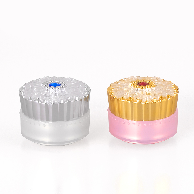In Stock 10g Luxury Cosmetic Packaging Empty Transparent Jar for Cream Glitter