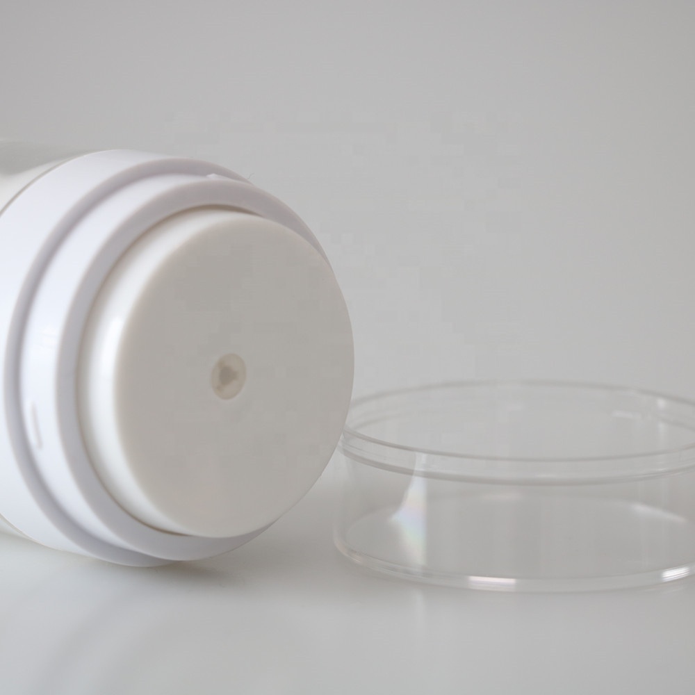 In Stock 30g Luxury Cosmetic Pump Lid Plastic Acrylic Airless Cream Jar For Skin Care Cream