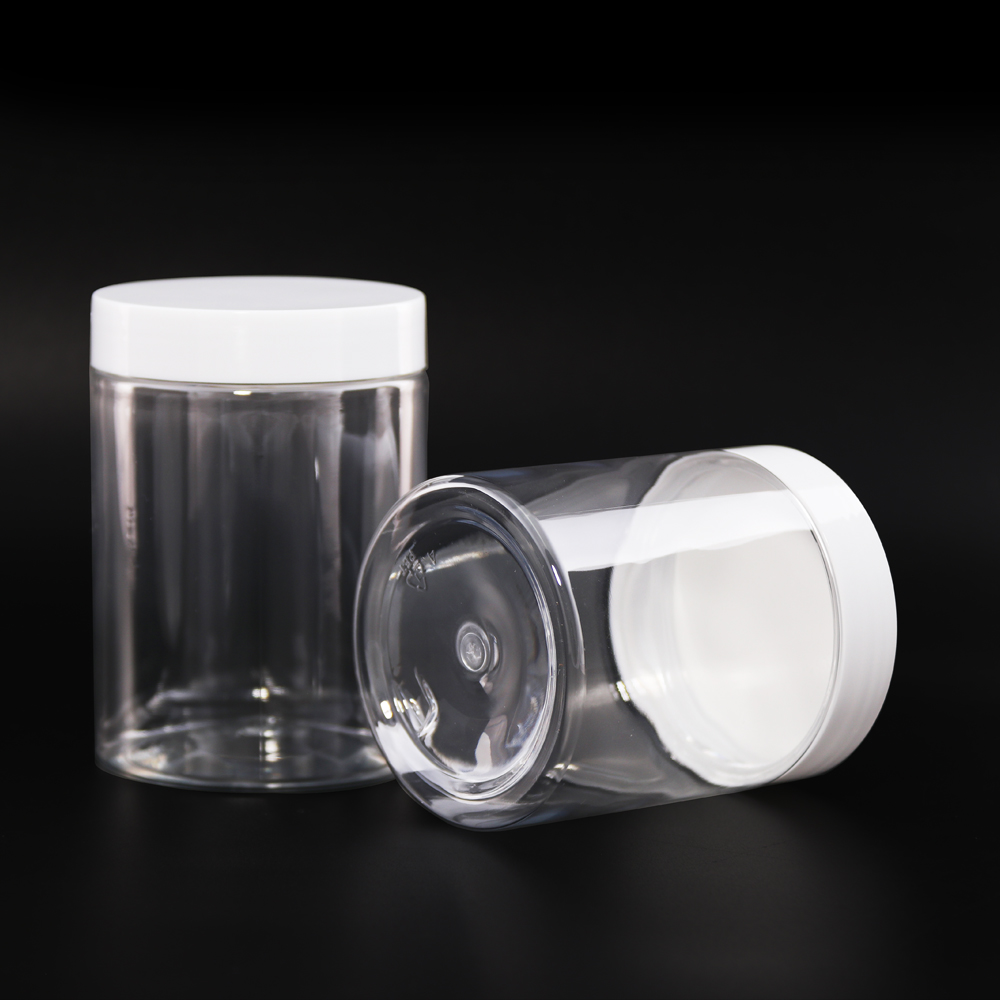 In Stock 50ml 80ml 100ml 120ml 150ml 200ml 250ml 300ml 400ml 500ml Pet Plastic Jars For Food Or Cream Packaging