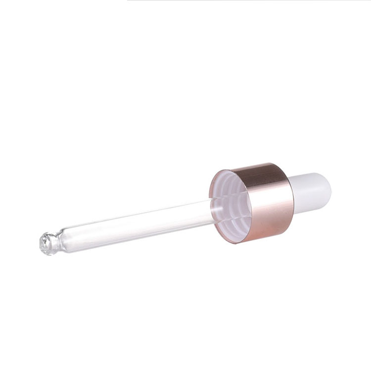 In Stock 5ml 10ml 15ml 20ml 30ml 50ml 100ml Rose Gold Glass Dropper Bottles Rose Golden lids
