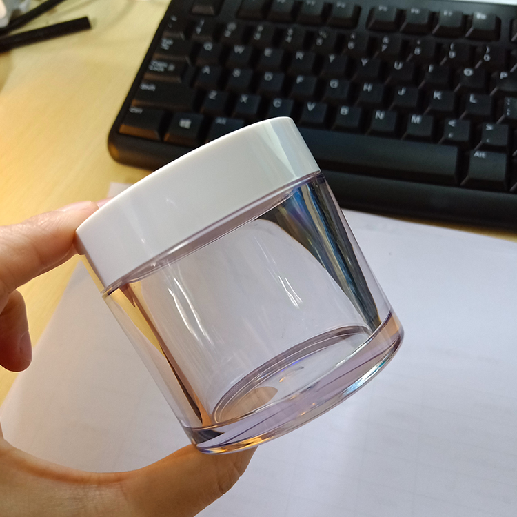 In Stock Cheap Clear 4oz Petg Empty Cosmetic Containers Jar For Personal Care