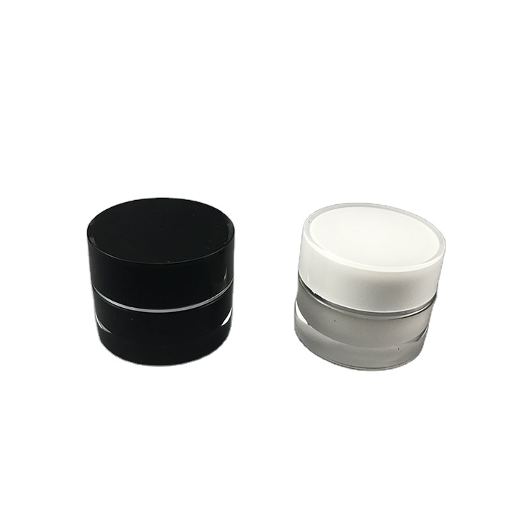 In Stock China Suppliers Cosmetic Packaging 5g Black UV Nail Gel Acrylic Jar
