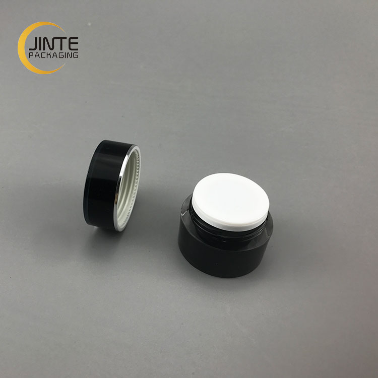 In Stock China Suppliers Cosmetic Packaging 5g Black UV Nail Gel Acrylic Jar