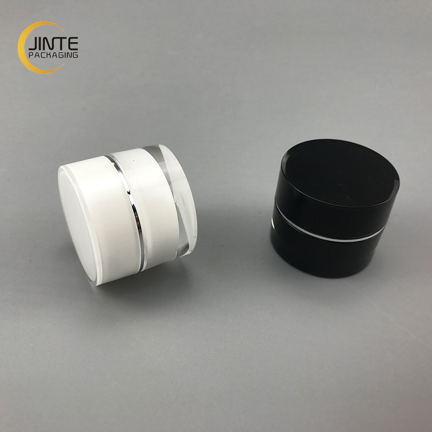 In Stock China Suppliers Cosmetic Packaging 5g Black UV Nail Gel Acrylic Jar