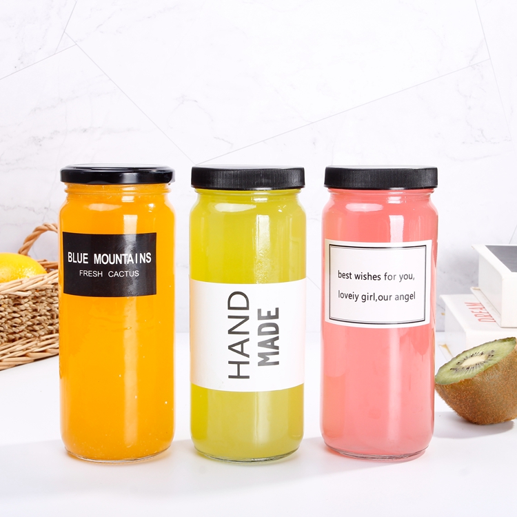 In Stock Classic Paragon 250ml 480ml Glass Jars with Factory Outlet Price wide mouth with Screw Lids