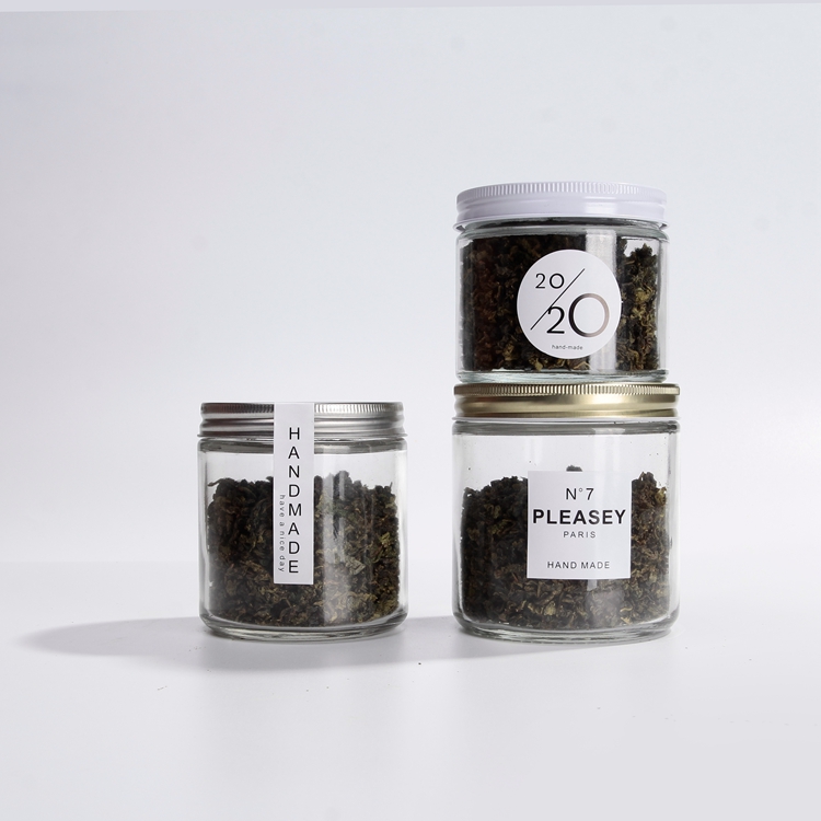 In Stock Classic Straight Side 250ml 480ml Glass Jars with Factory Outlet Price wide mouth with Screw Lids