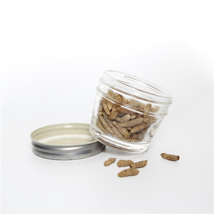 In Stock Clear Glass Jar With Screw Lid Canning Food