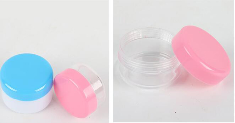 In Stock Colorful Cosmetic Jar 5g 10g 15g 20g 30g 50g Plastic Face Cream Cosmetic Jar Empty Paste Container