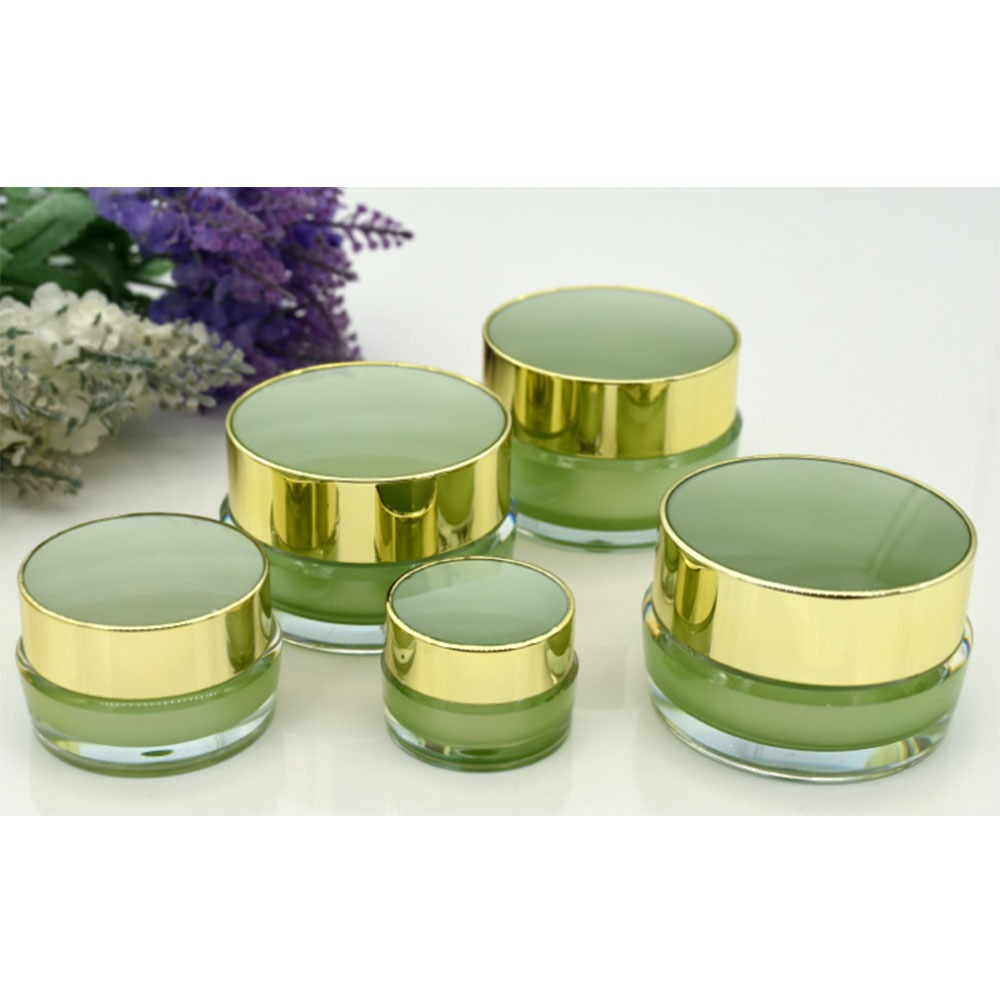 In Stock Cream Jar Manufacturer 15g Pink luxury custom skincare packaging Plastic Jars