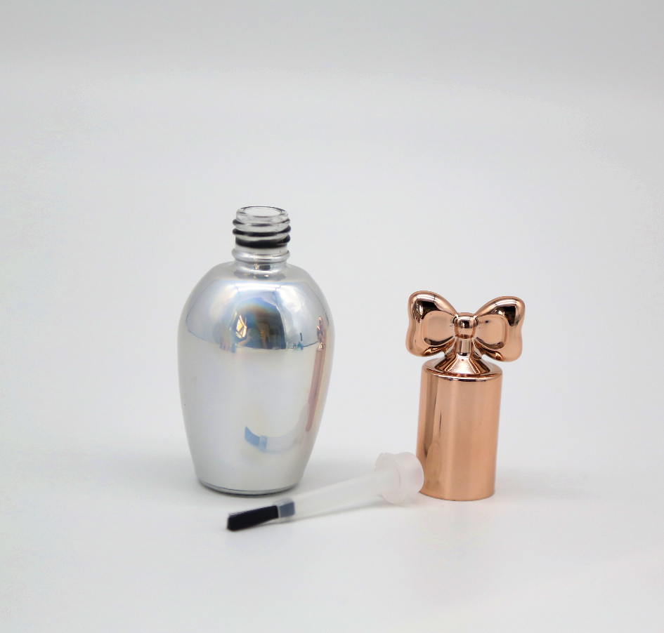 In Stock Empty Nail Polish Bottle with Brush and Cap