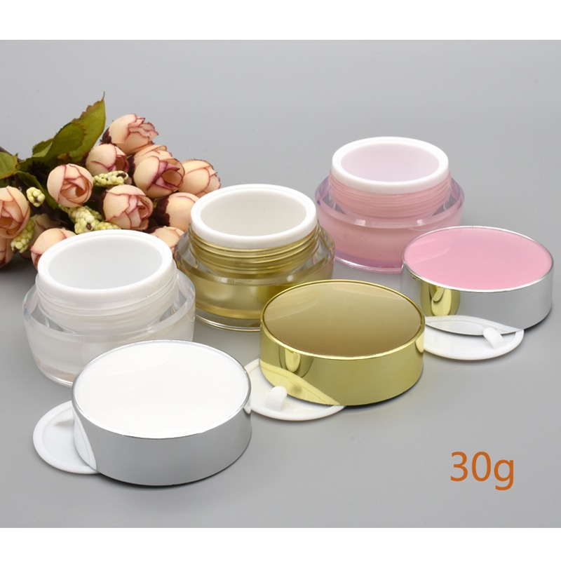 In Stock Factory 20g Pink Cream Cosmetic Jars Luxury Packaging Cosmetic Plastic