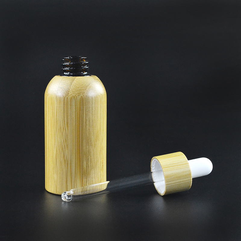 In Stock Factory Price Wholesale 10 ml 15 ml 30 ml 50 ml Essential Oil Bamboo Eye Dropper Bottle
