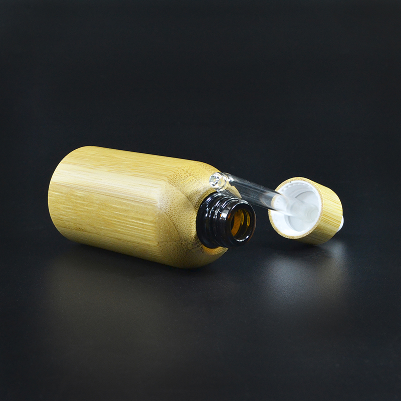 In Stock Factory Price Wholesale 10 ml 15 ml 30 ml 50 ml Essential Oil Bamboo Eye Dropper Bottle