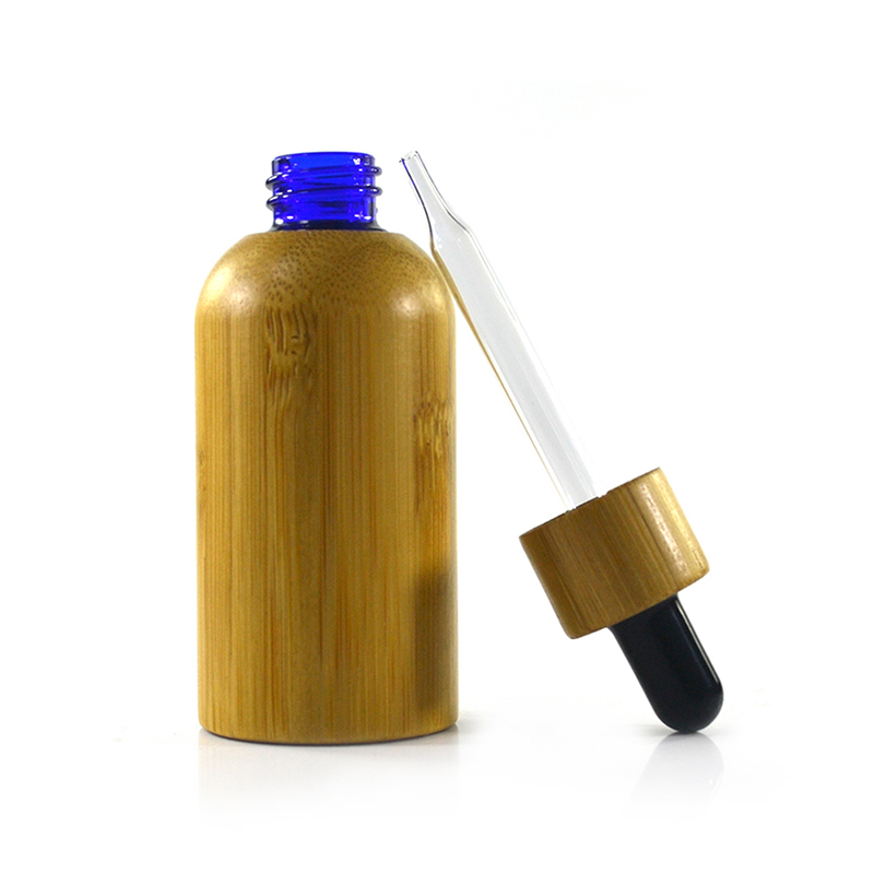 In Stock Factory Price Wholesale 10 ml 15 ml 30 ml 50 ml Essential Oil Bamboo Eye Dropper Bottle