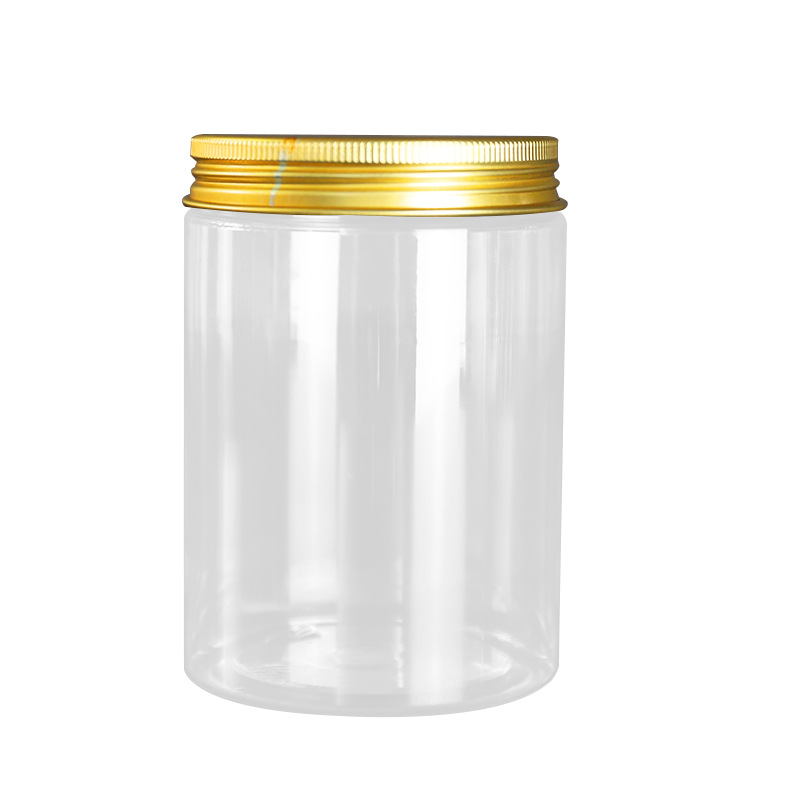 In Stock Fast Delivery 300g Empty Container Clear PET Plastic Jar with Lid