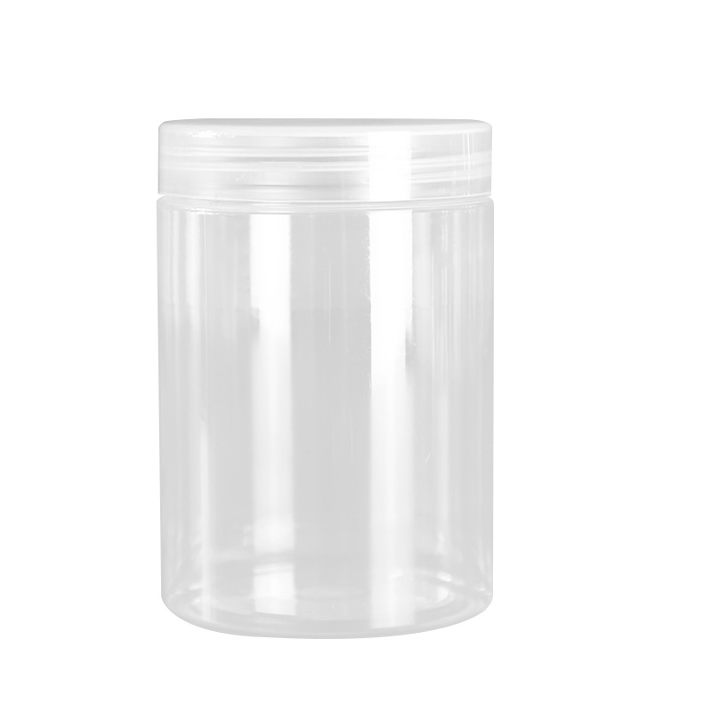 In Stock Fast Delivery 300g Empty Container Clear PET Plastic Jar with Lid