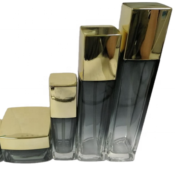 In Stock Glass Jar Manufacturers 20g 50g 40ml 100ml 120ml Empty Cosmetic Cream Jar Glass square