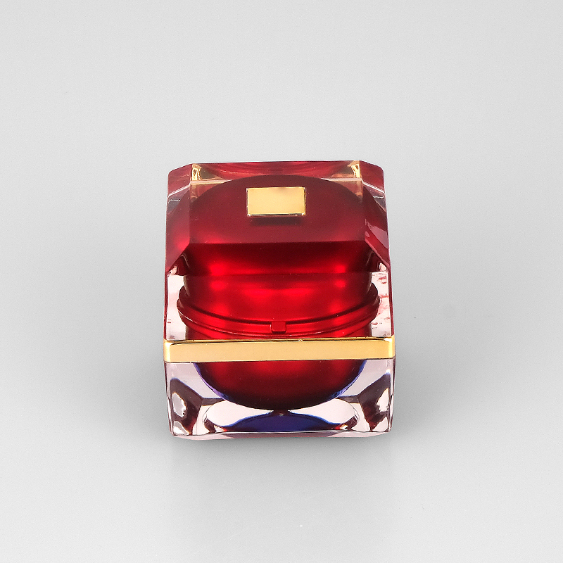 In Stock High End Cosmetic Packaging 10g Empty Luxury Cream Container Acrylic Cosmetic Jar