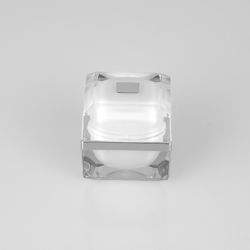 In Stock High End Cosmetic Packaging 10g Empty Luxury Cream Container Acrylic Cosmetic Jar