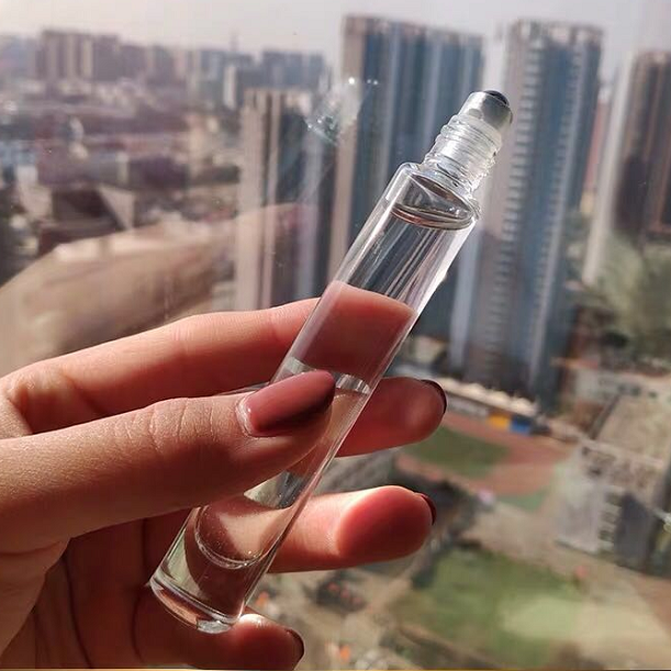 In Stock !Long Slim Empty Glass Smart Collection Perfume Roll On Bottle High Quality 10ml