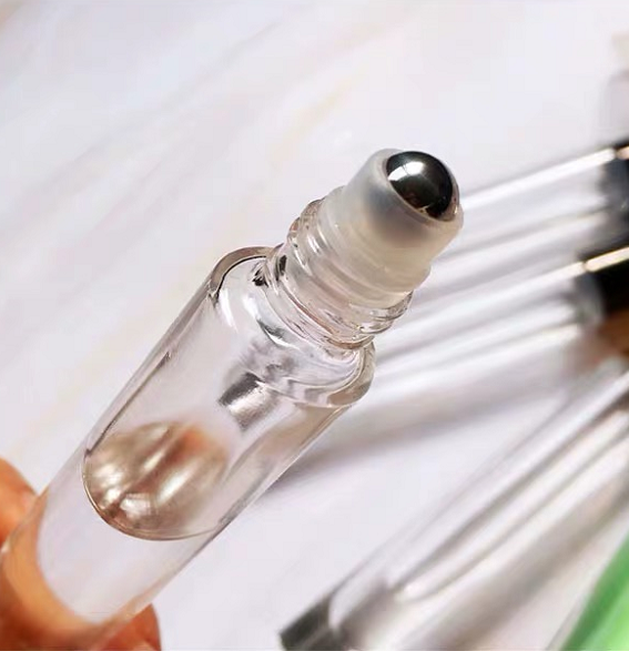 In Stock !Long Slim Empty Glass Smart Collection Perfume Roll On Bottle High Quality 10ml