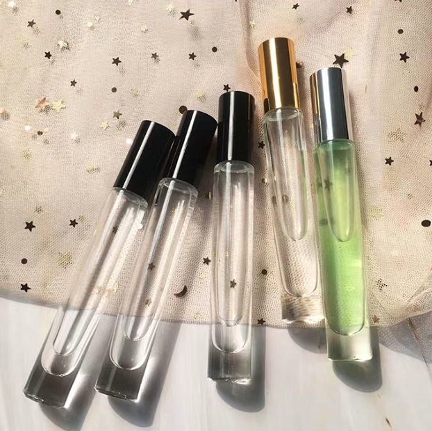 In Stock !Long Slim Empty Glass Smart Collection Perfume Roll On Bottle High Quality 10ml
