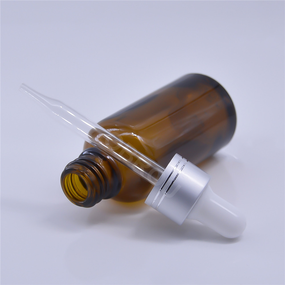 In Stock, green amber blue clear 30ML glass dropper bottle with box cosmetic perfume essential oil bottles