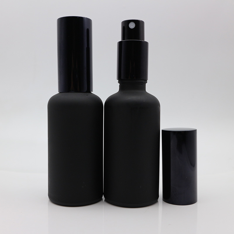 In stock !100ml Colored Matte Frosted Empty Glass Spray Perfume Bottle