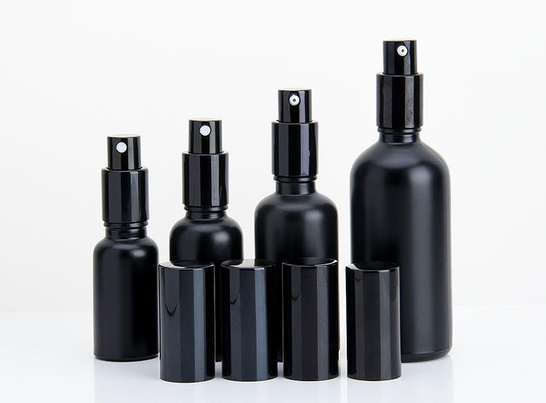 In stock !100ml Colored Matte Frosted Empty Glass Spray Perfume Bottle