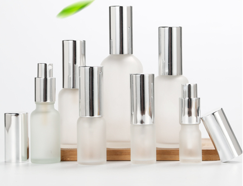 In stock !100ml Colored Matte Frosted Empty Glass Spray Perfume Bottle