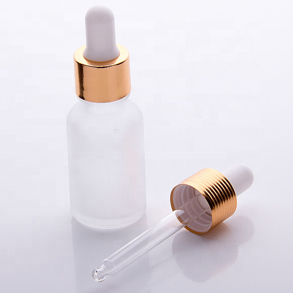 In stock !10ml 15ml 30ml Clear Matte Empty Glass Dropper Bottle Clear Frosted Essential Oil Bottle