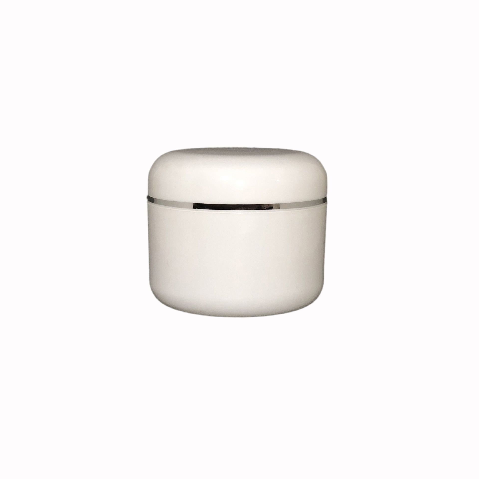 In stock 180ml white plastic pp cosmetic beauty cream jar