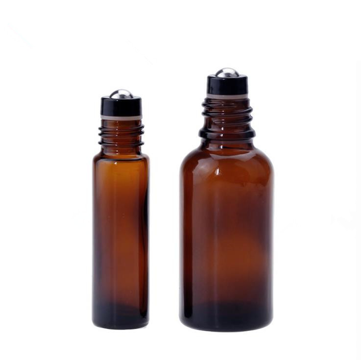 In stock! 18R leakproof steel roller ball with black cap for 15ml doTERRA esstential oil bottle