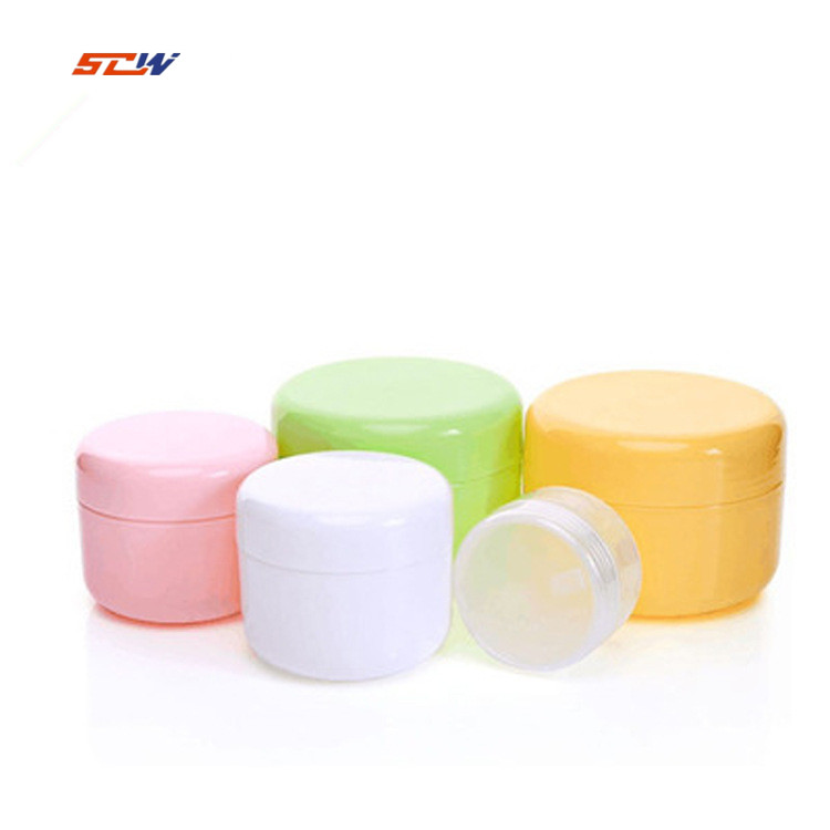 In stock 20g 50g 100g PP cream jar round face mask plastic jar 100ml cosmetic box