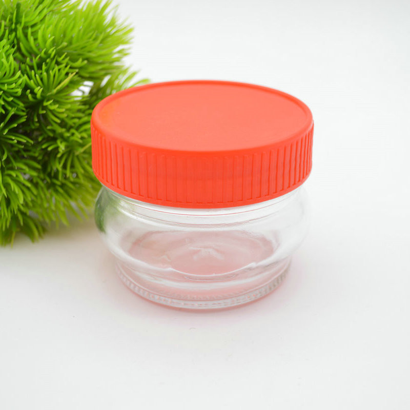 In stock ! 4 oz 120ml Wide Mouth Food Juice Boba Tea Glass Mason Jar