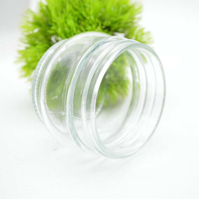 In stock ! 4 oz 120ml Wide Mouth Food Juice Boba Tea Glass Mason Jar