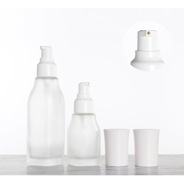 In stock 40ml 100ml 120ml Skincare Cosmetic Containers Glass Bottle And Jar