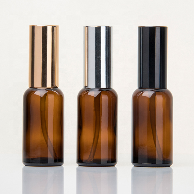 In stock !5ml 10ml 15ml 20ml 30ml 50ml 100ml Amber Empty Glass Spray Bottle Custom Body Spray Bottle