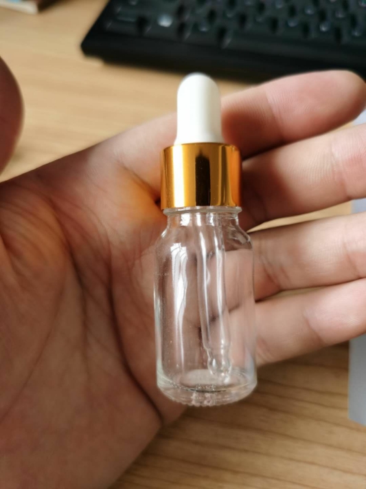 In stock, 5ml 10ml 15ml 20ml 30ml 50ml 100ml frosted glass essetnial oil dropper bottle with rose gold dropper