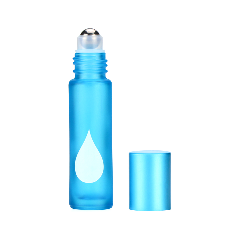 In stock 5ml 6ml 8ml 10ml 15ml Amber Glass Vails bottle with metal ROLL-ONS and D Black caps for essential oil or perfume