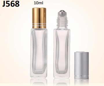 In stock 5ml 6ml 8ml 10ml 15ml Amber Glass Vails bottle with metal ROLL-ONS and D Black caps for essential oil or perfume