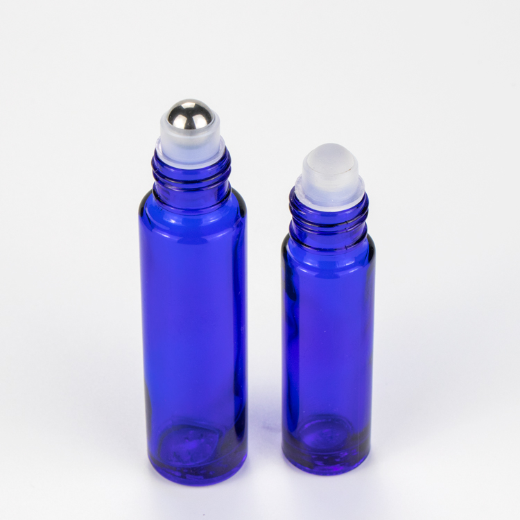 In stock 5ml 6ml 8ml 10ml 15ml Amber Glass Vails bottle with metal ROLL-ONS and D Black caps for essential oil or perfume