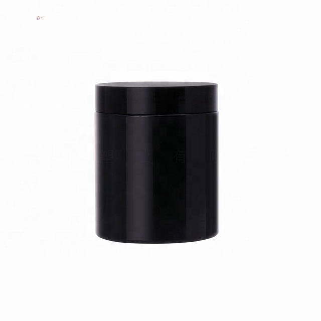 In stock 8oz 250g round wide mouth pet jars for cosmetics